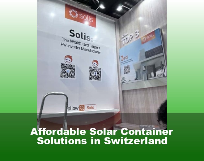Affordable Solar Container Solutions in Switzerland